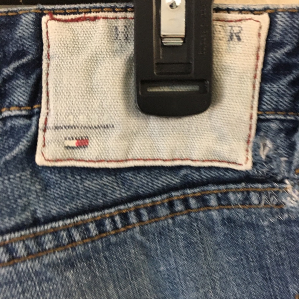Vintage Tommy Hilfiger Straight Leg Jeans 36W X 32L Blue 100% Cotton Casual 90’s - Picture 7 of 12